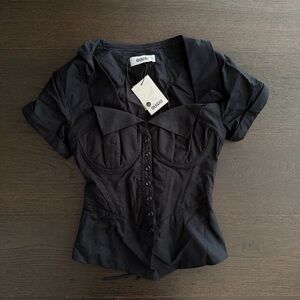 Guizio Lia Button down Corset Top